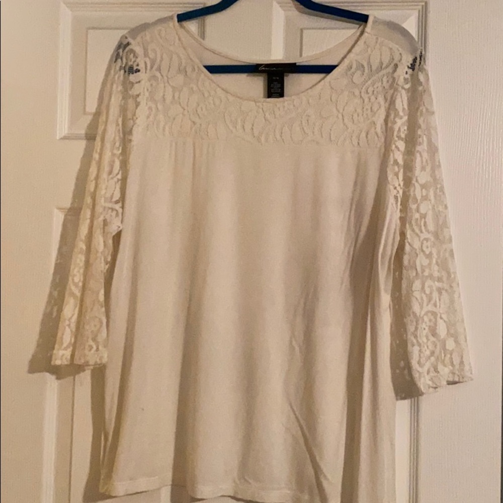Lane Bryant ivory top